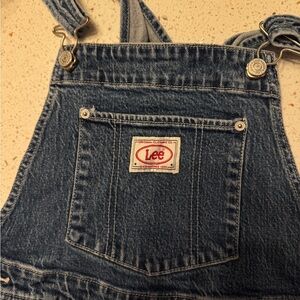 Lee Blue Denim Overalls